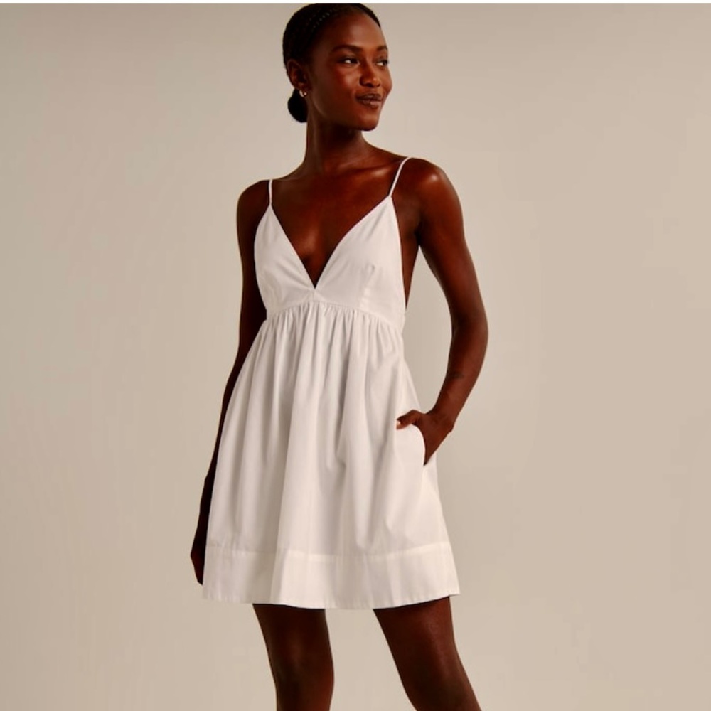 A&F V-neck Baby Doll Dress